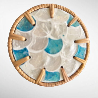 Seashells coasters set