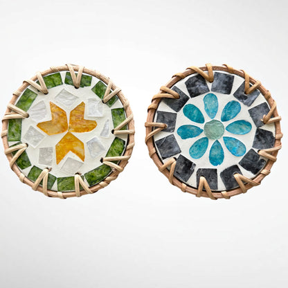 Seashells coasters set