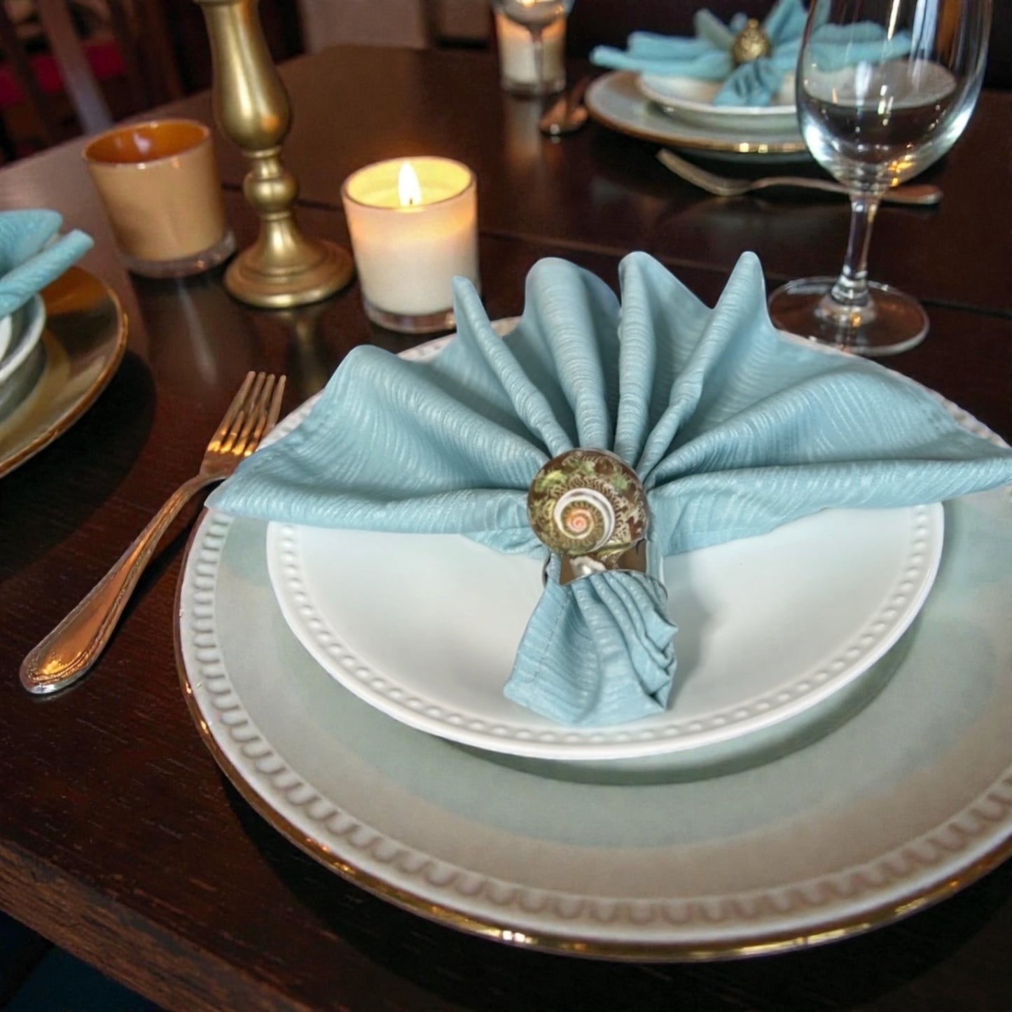 Seashells napkins ring