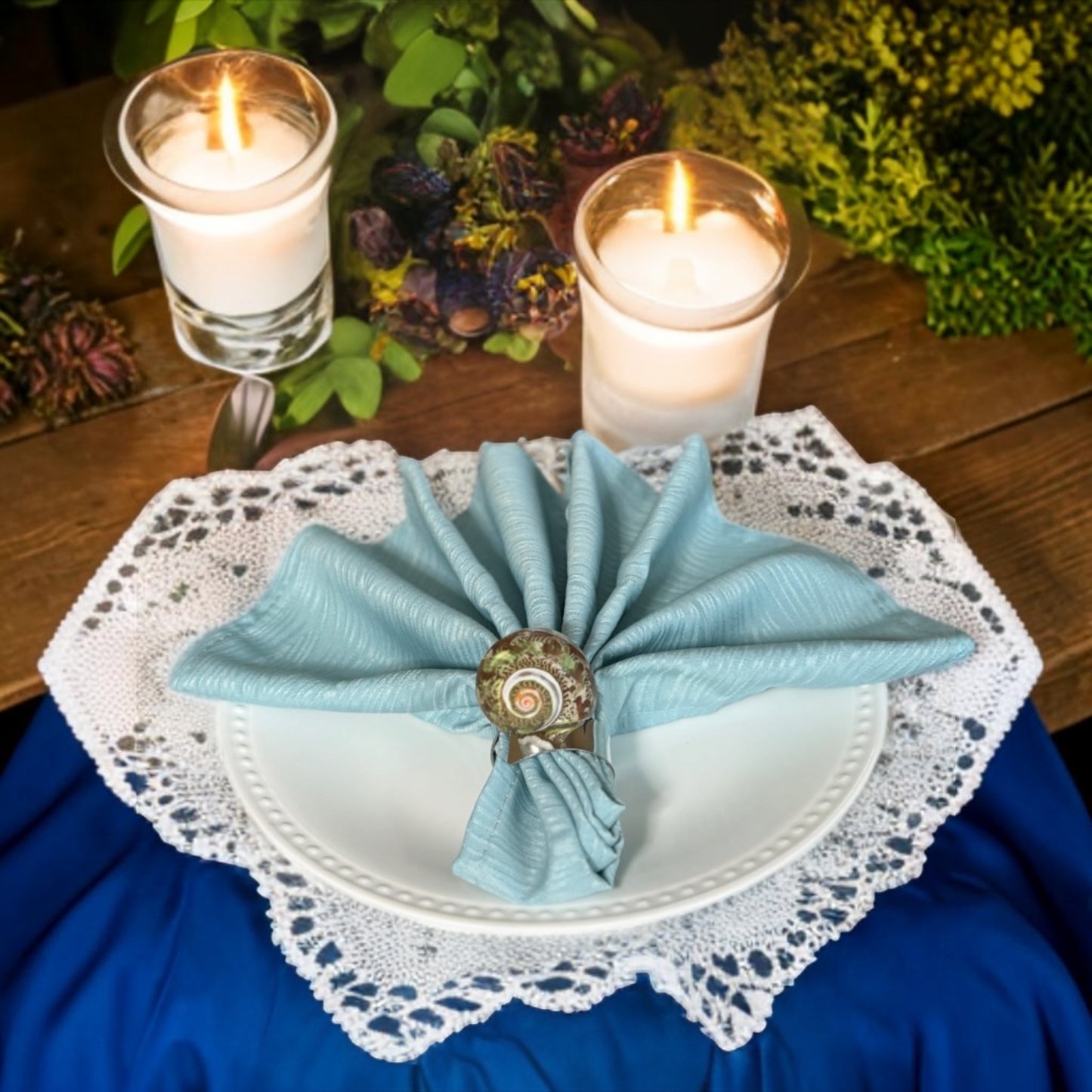 Seashells napkins ring