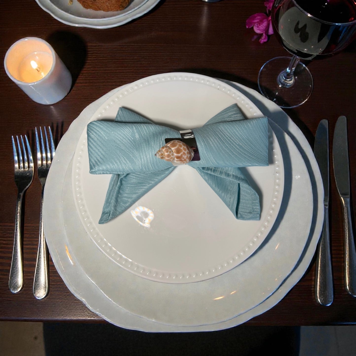 Seashells napkins ring