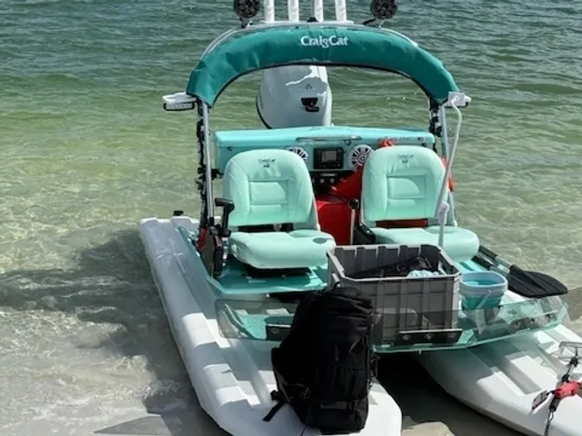 CraigCat boat ready for water adventure